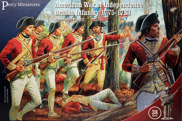AWI Plastic British Infantry 1775-1783 - Available to Order