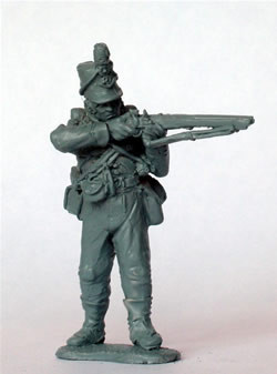 40mm Peninsular British Rifleman Standing Firing - Available to Order