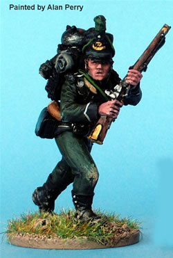 40mm Peninsular British Rifleman 'Harris' Advancing - Available to Order