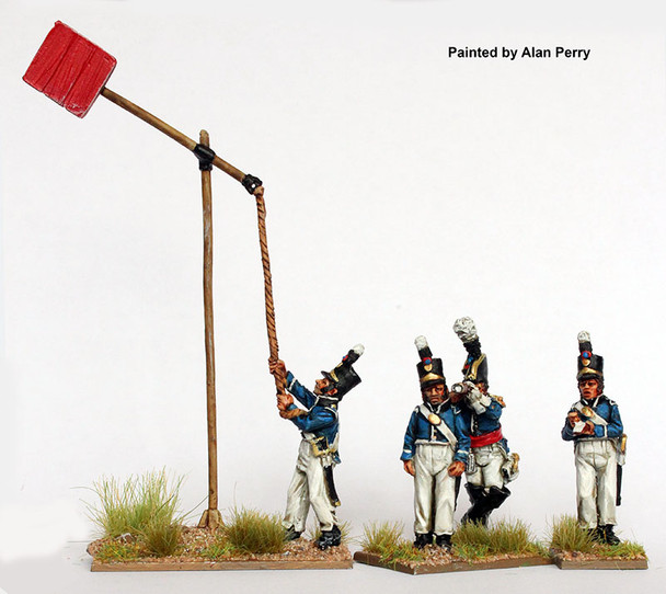Napoleonic Portuguese Telegraph Station w/ 3 Telegraph Corp & an Engineer Officer - Available to Order
