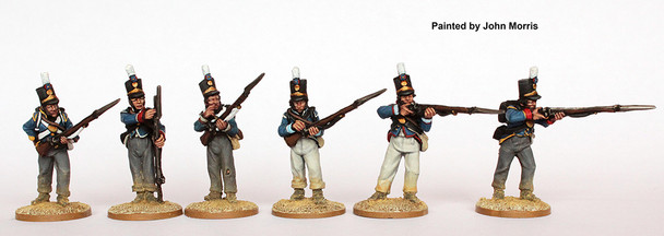 Napoleonic Portuguese Fusiliers Firing Line 1810-15 - Available to Order