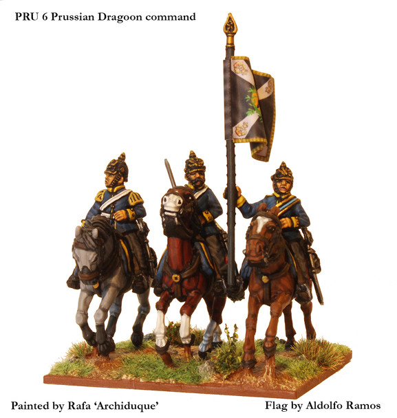 Franco-Prussian War Prussian Dragoon Command - Available to Order
