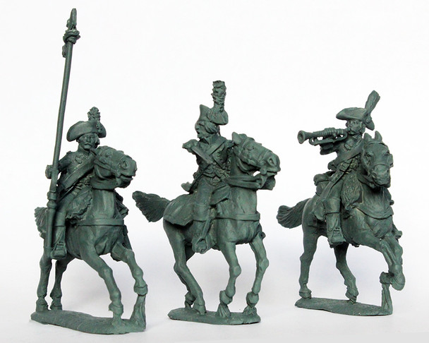 Revolutionary French Heavy Cavalry Command Galloping - Available to Order