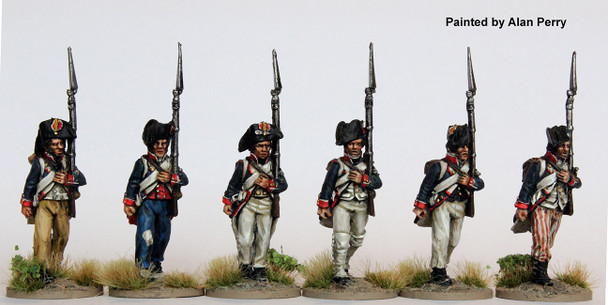 Revolutionary French Fusiliers March Attack, Bicornes - Available to Order