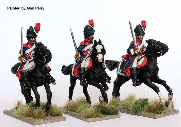 Revolutionary French Carabiniers, Swords Drawn, Galloping - Available to Order