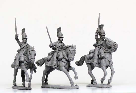 Napoleonic Russian Cuirassiers Attacking - Available to Order