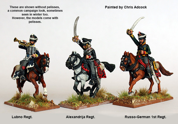 Napoleonic Russian Hussar Command Campaign Dress, Galloping - Available to Order