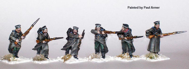 Napoleonic Russian Jaegers in Winter Dress Skirmishing, Forage Caps - Available to Order
