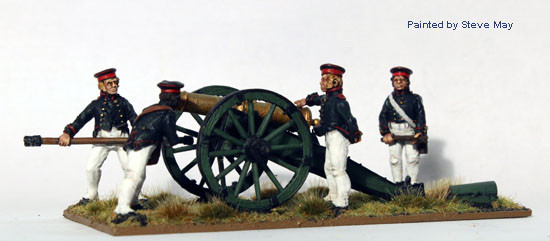Napoleonic Russian Foot Artillery Loading 12pdr (Fatigue Caps) - Available to Order