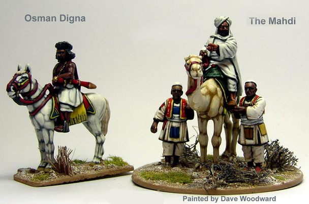 Sudan Mahdist the Mahdi Mounted on a Camel Attended by 2 Followers Plus Osman Digna Mounted on a Horse - Available to Order