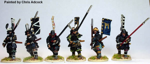 Samurai (1550-1615) Samurai w/ Yari at 45 Degrees, Defending - Available to Order