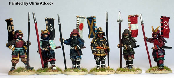 Samurai (1550-1615) Samurai w/ Yari, Standing - Available to Order