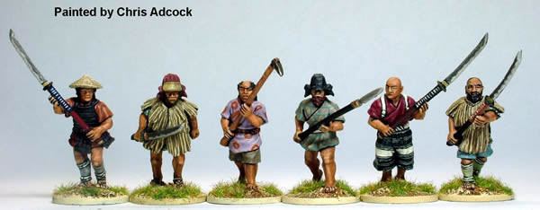 Samurai (1550-1615) Ikko-Ikki Advancing - Available to Order