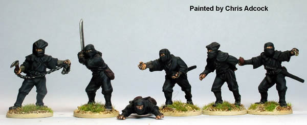 Samurai (1550-1615) Ninja, Various Weapons - Available to Order