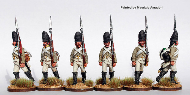Napoleonic 1806-09 Saxon Army Grenadiers Marching, Campaign Dress (Kittel) 1806 - Available to Order