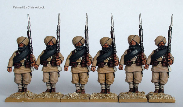 Sudan British Sikh Infantry Marching - Available to Order