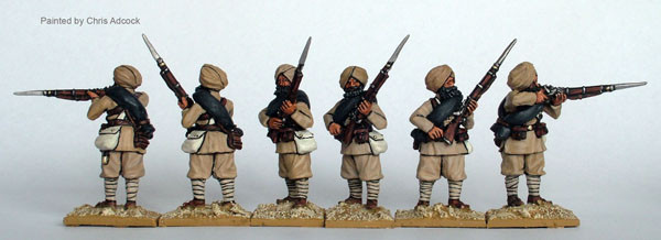 Sudan British Sikh Infantry Firing Line - Available to Order
