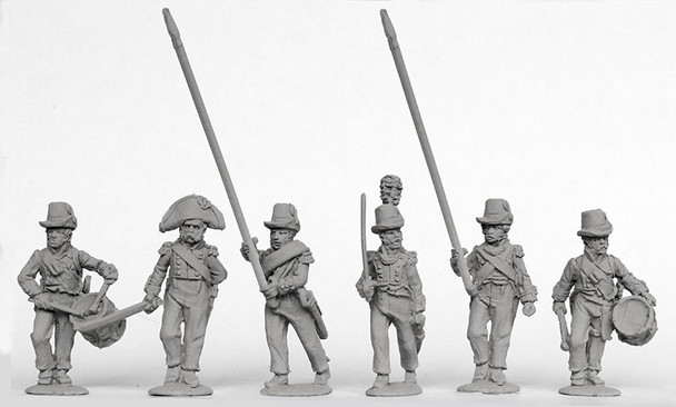 Napoleonic Ottoman Army 1790-1815 Infantry Command Advancing, Catalonian Legion - Available to Order