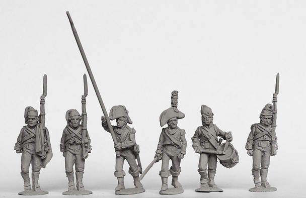 Napoleonic Ottoman Army 1790-1815 Infantry Command Advancing Castropol Regiment in Bonnet de Police 1809 - Available to Order
