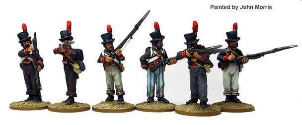 Napoleonic Ottoman Army 1790-1815 Fusiliers Firing Line, Round Hats & Lapelled Coats 1810-12 - Available to Order