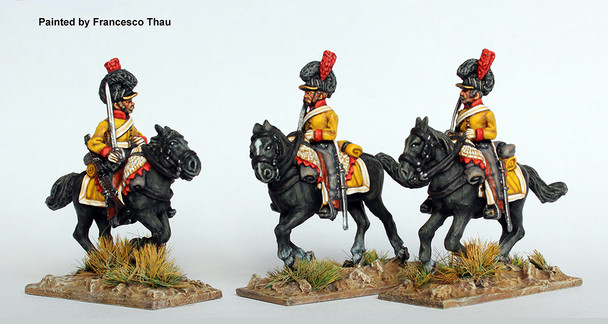 Napoleonic Ottoman Army 1790-1815 Dragoons of Olivencia, Galloping, Swords Shouldered (Tarletons) - Available to Order