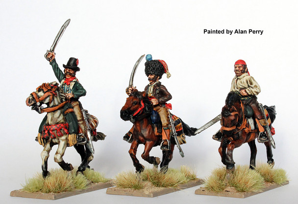 Napoleonic Ottoman Army 1790-1815 Mounted Guerrillas w/ Swords, Galloping - Available to Order