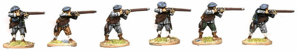 ECW Scots Musketeers, Firing - Available to Order
