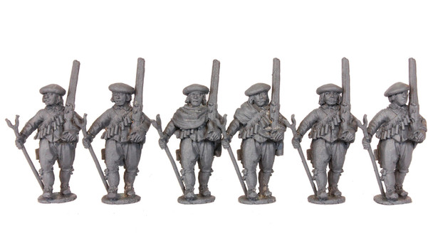 ECW Scots Early Musketeers / Militia Marching w/ Rest - Available to Order