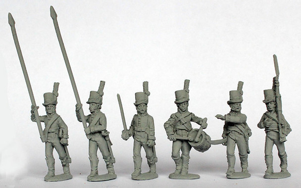 Napoleonic Swedish Infantry Command Advancing 1808-09 - Available to Order