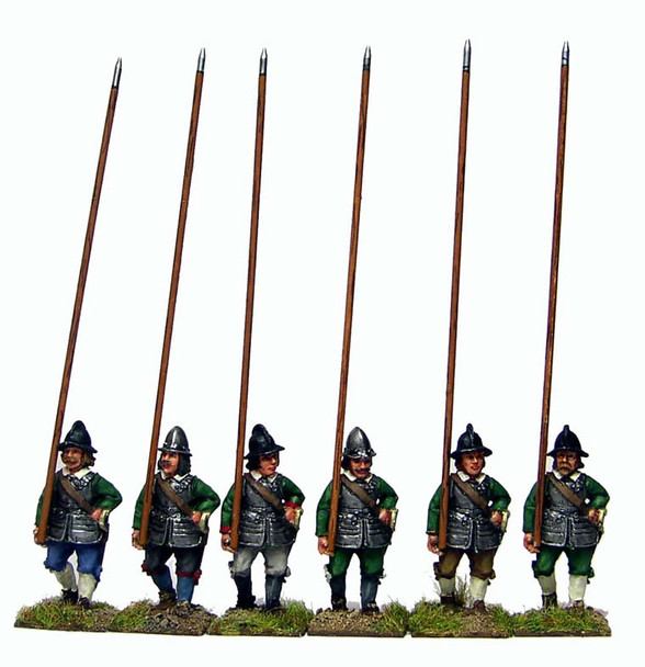English Civil War Armoured Pikemen Marching 2 - Available to Order