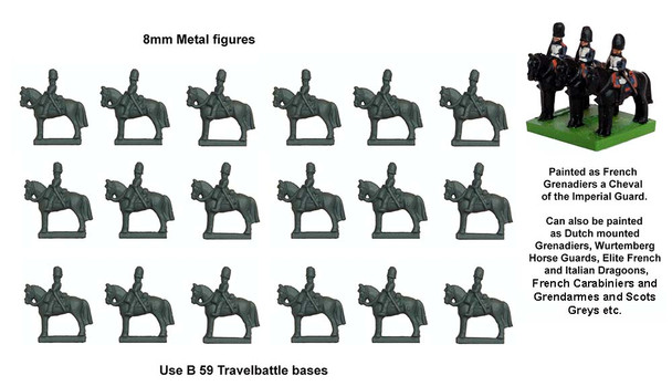 Travel Battle Heavy Cavalry in Bearskins - Available to Order