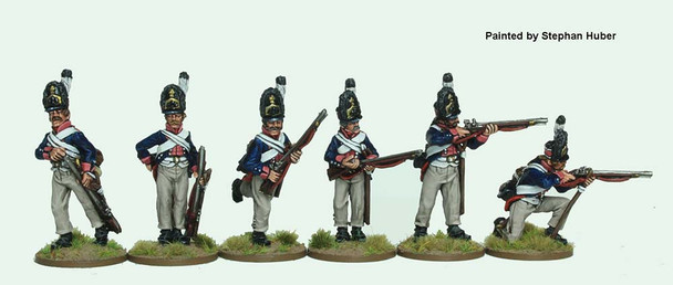 Napoleonic 1806 Prussian Army Grenadier Schtzen Skirmishing (Brandenburg Cuffs) - Available to Order