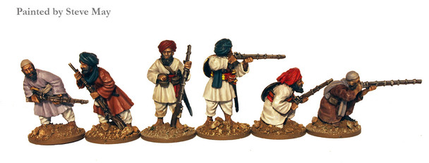 Victoria's Little Wars Afghan Tribesmen Skirmishing w/ Jezails - Available to Order