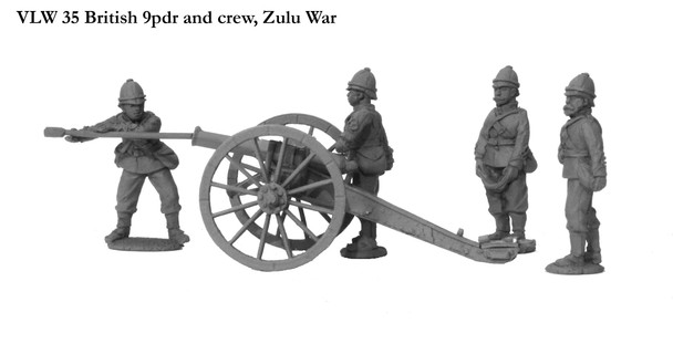 Victoria's Little Wars British 9pdr, Zulu War - Available to Order