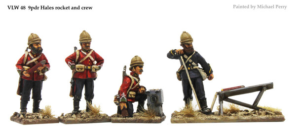 Victoria's Little Wars Hales 9pdr Rocket & Crew, Zulu War - Available to Order