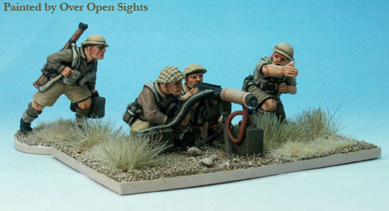 WWII British Vickers Machine Gun & 4 Crew - Available to Order