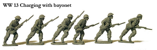 WWII British Infantry Charging, BD Trousers - Available to Order