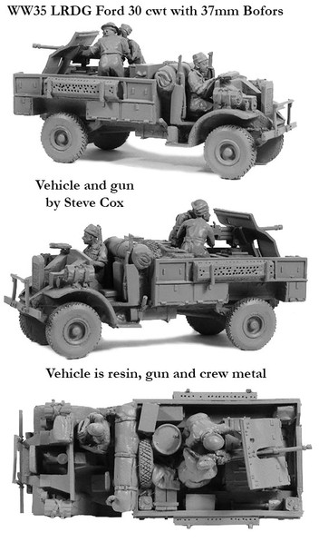 WWII British LRDG Ford 30cwt w/ Bofors AT - Available to Order