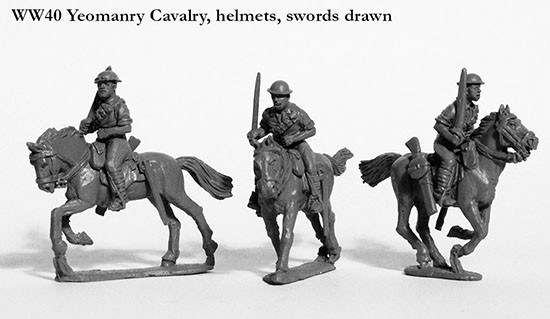WWII British Yeomanry Cavalry Charging - Available to Order