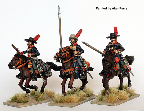 Napoleonic Ottoman Army 1790-1815 Guerrilla Lancers of Don Sanchez Galloping, Hats - Available to Order