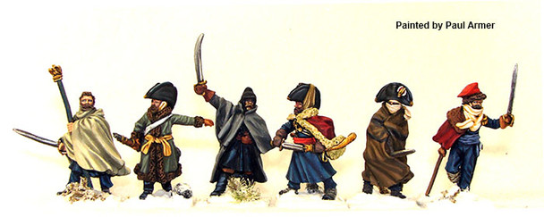 Napoleonic French Officers, Retreat from Moscow, 1812 - Available to Order
