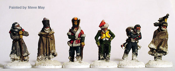 Napoleonic French Stragglers, Retreat from Moscow, 1812 - Available to Order
