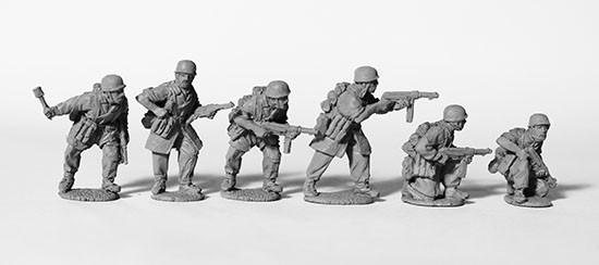 WWII German Fallschirmjager Using MP40s - Available to Order