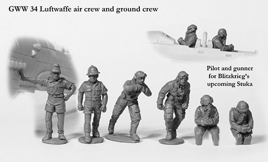 WWII German Luftwaffe Air Crew & Ground Crew - Available to Order
