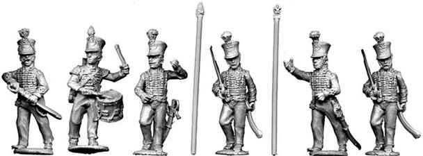Napoleonic Brunswick Line Command, Advancing - Available to Order