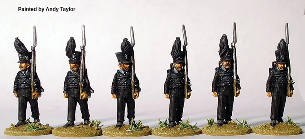 Napoleonic Brunswick Leib-Battalion Marching - Available to Order
