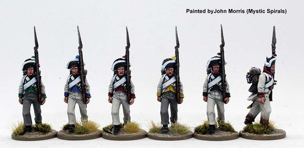 Napoleonic 1806-09 Saxon Army Musketeers Marching 1809 - Available to Order