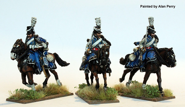 Napoleonic 1806-09 Saxon Army Hussars, Galloping (1809) - Available to Order