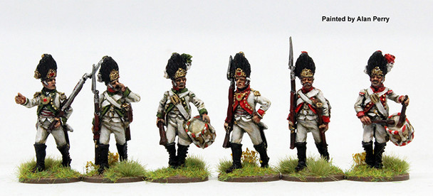 Napoleonic 1806-09 Saxon Army Grenadier Command Marching, Full Dress 1806 - Available to Order