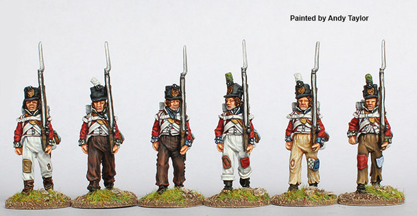 Napoleonic British Ragged Flank Companies Marching 1808-14 - Available to Order